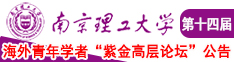 狂操女人的BB南京理工大学第十四届海外青年学者紫金论坛诚邀海内外英才！